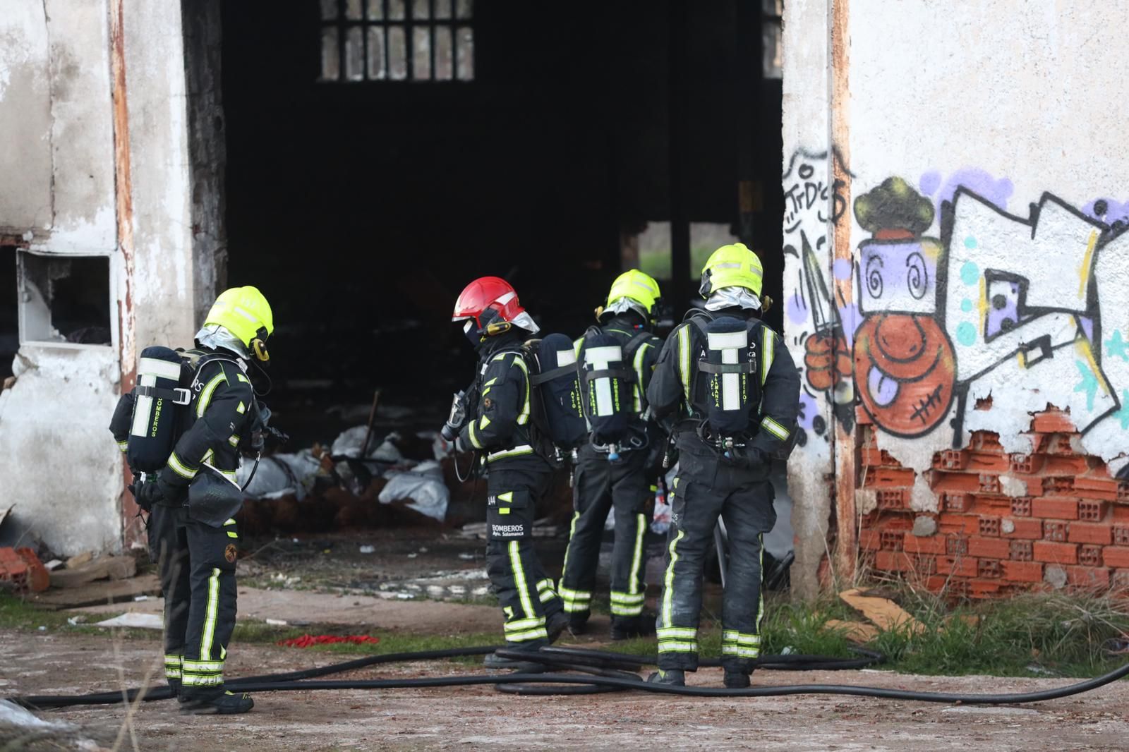 Intervención de los Bomberos