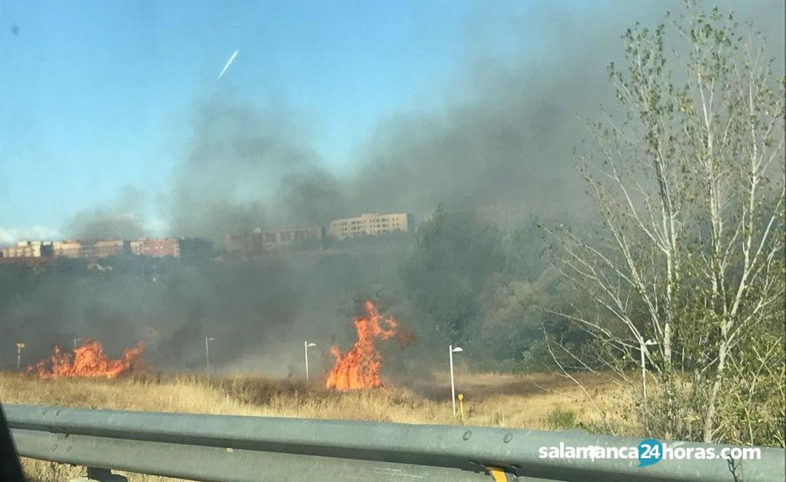 Incendio carretera de Vecinos (2)