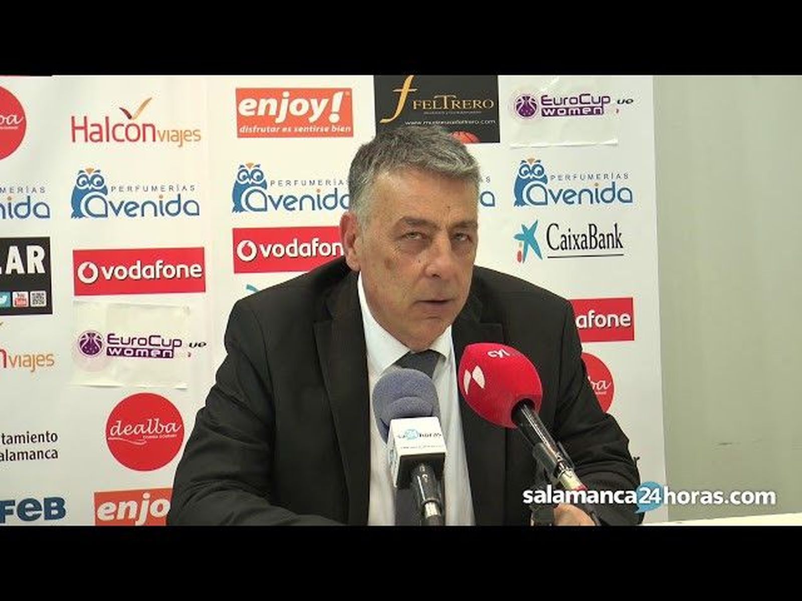 Rueda de prensa tras el Avenida - Ferrol