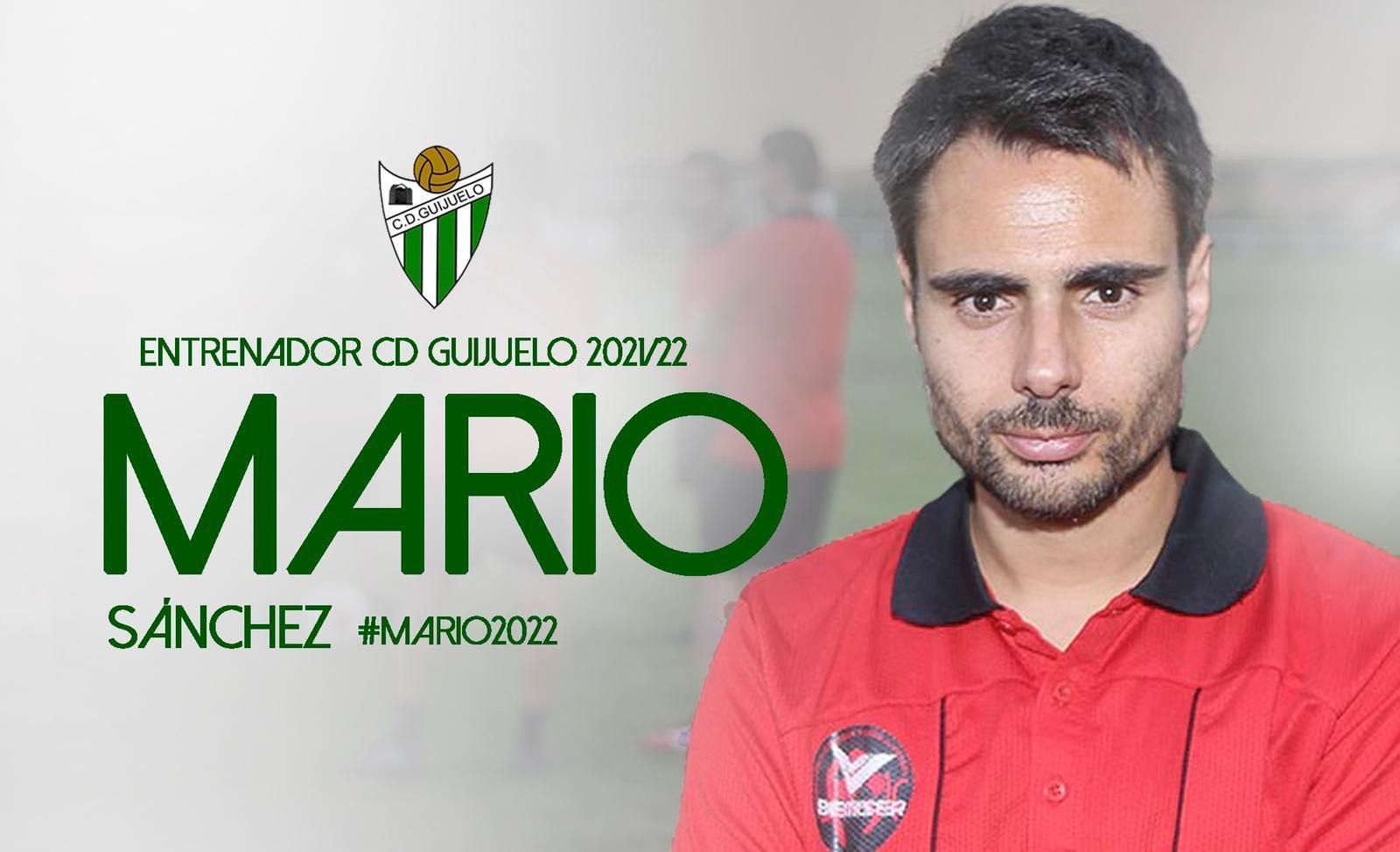Mario Sánchez, nuevo entrenador del CD Guijuelo