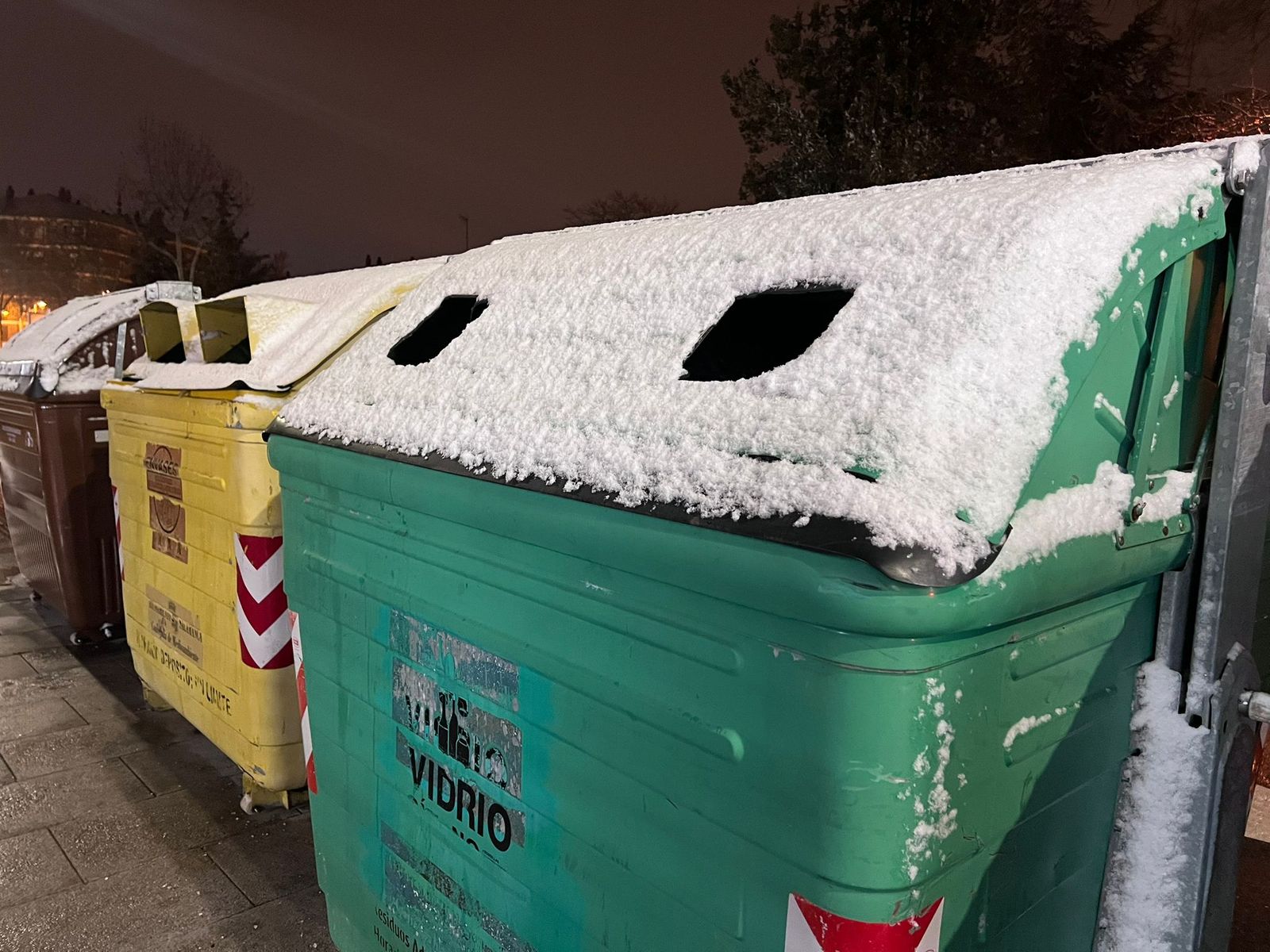 Nieve en Salamanca capital