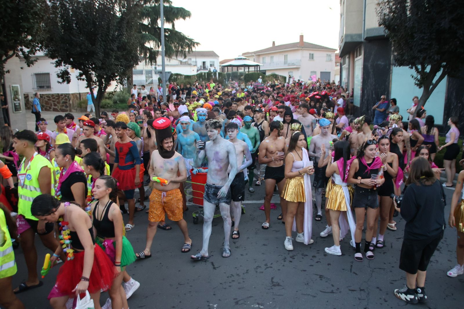 Chupinazo en Carbajosa con batucad