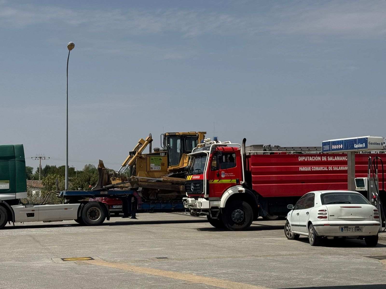 Así han quedado las zonas quemadas durante el incendio de Cipérez