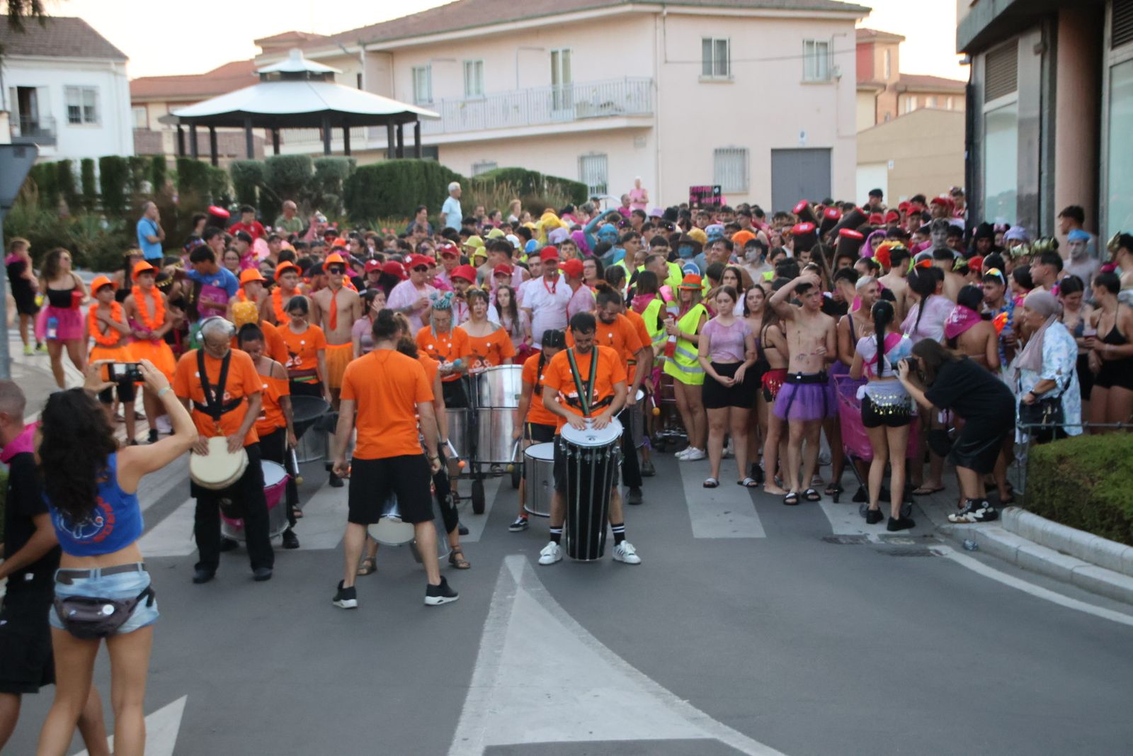 Chupinazo en Carbajosa con batucad