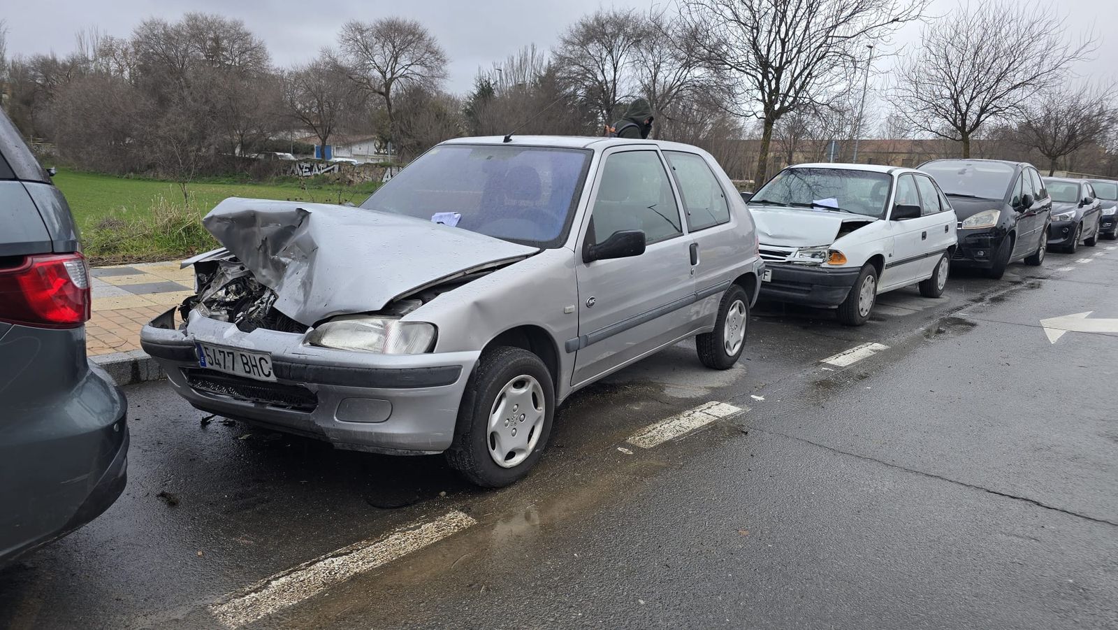 Dos conductores ebrios causan accidentes simultáneos en Salamanca