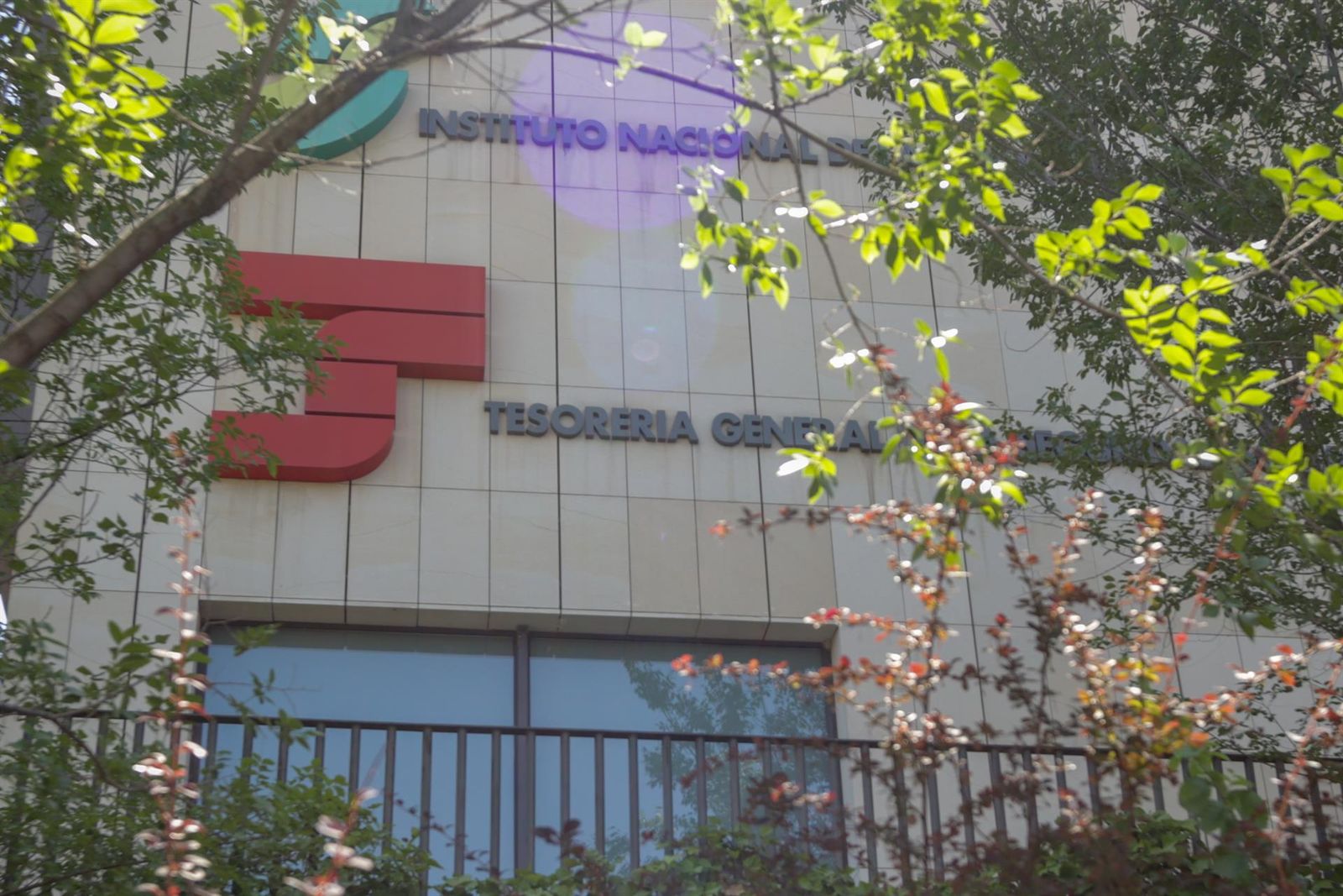 Fachada de la Tesorería General de la Seguridad Social, en Madrid. Foto EP