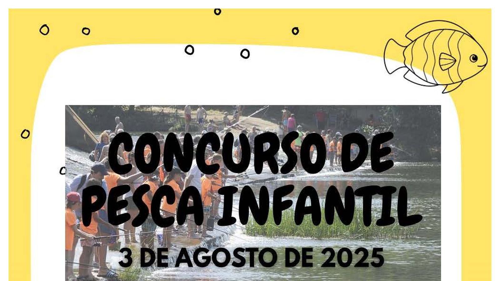 Cartel Día Pesca Infantil 2025