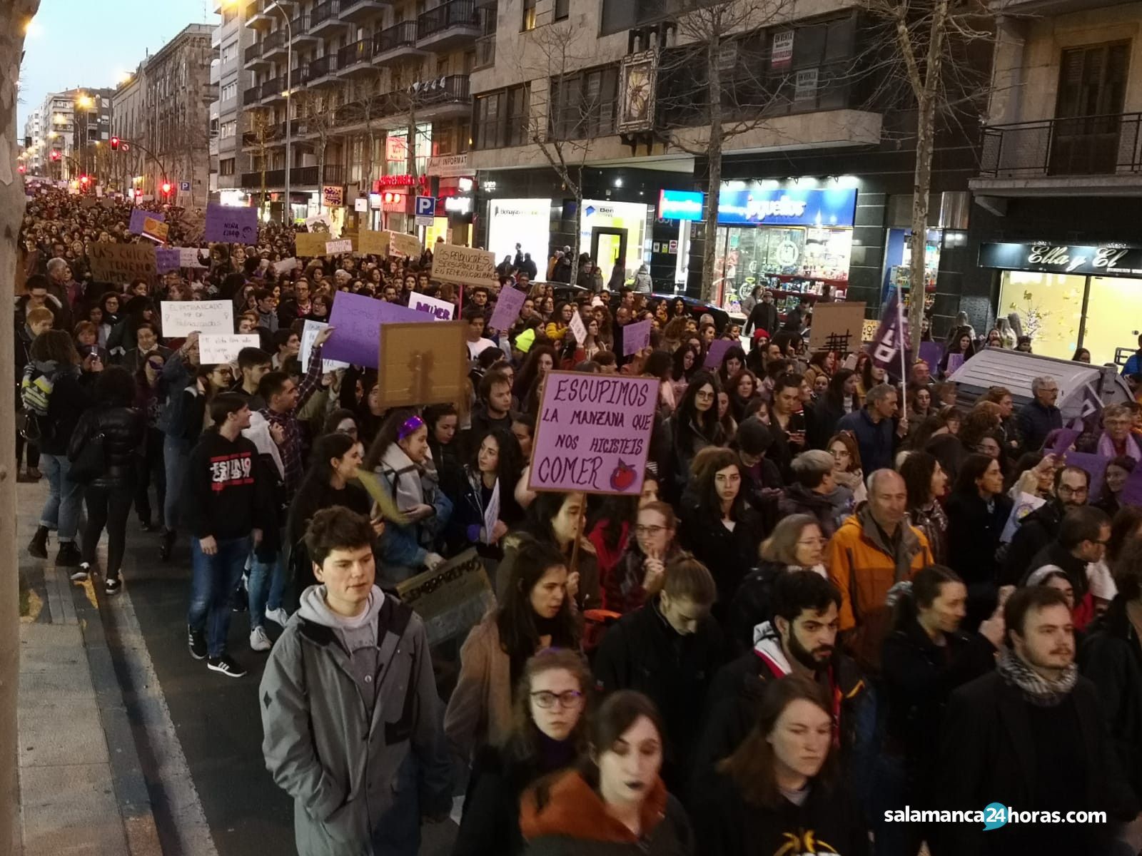 Manifestación 8M en Salamanca