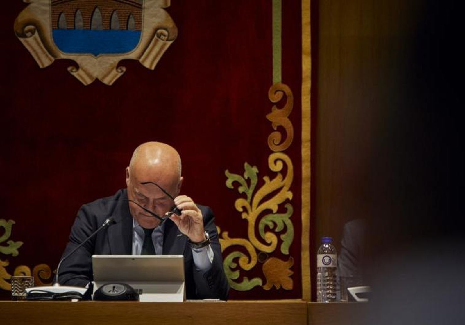 Baltar en un pleno en Orense que investigaba los hechos EP