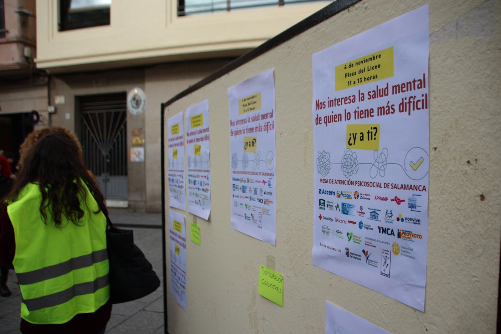Primer acto de sensibilización llevado a cabo por la Mesa de Atención Psicosocial