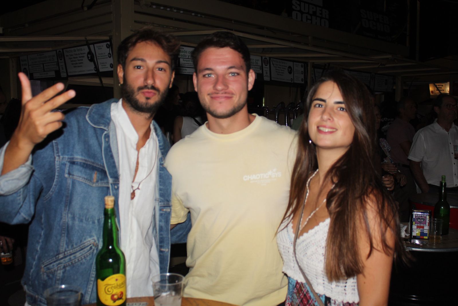 Ambiente en la Feria de Día en la tarde de este lunes