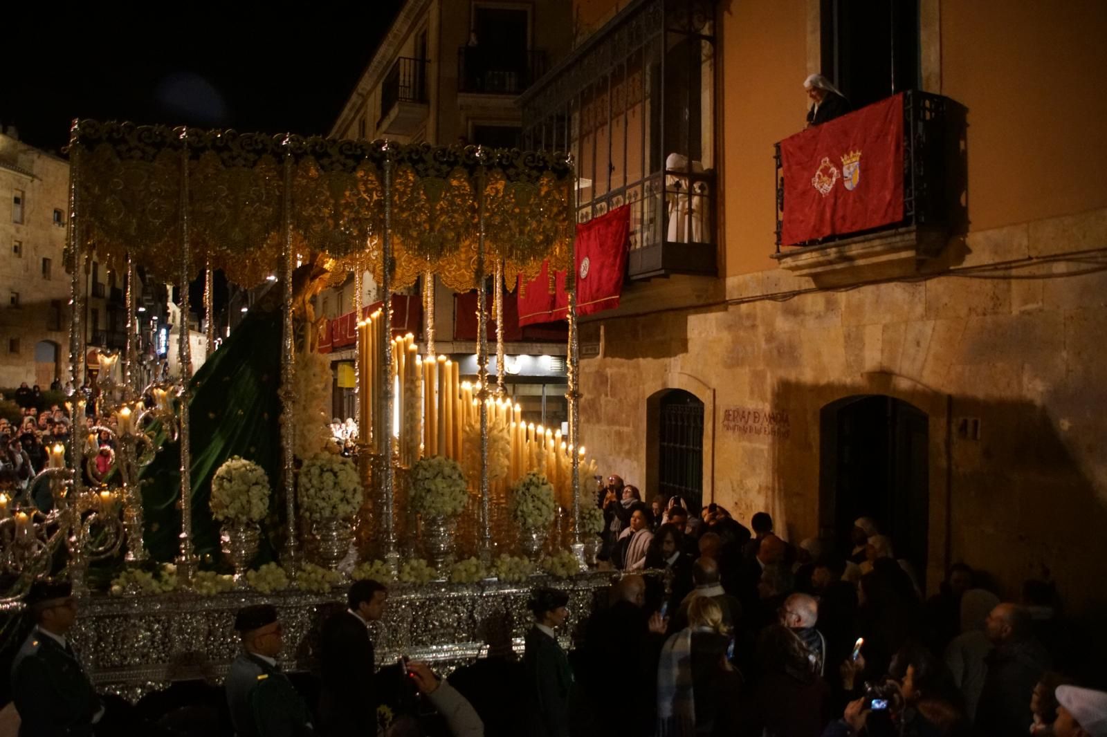 Las imágenes de la emotiva procesión de la Dominicana sin el Cristo de la Buena Muerte