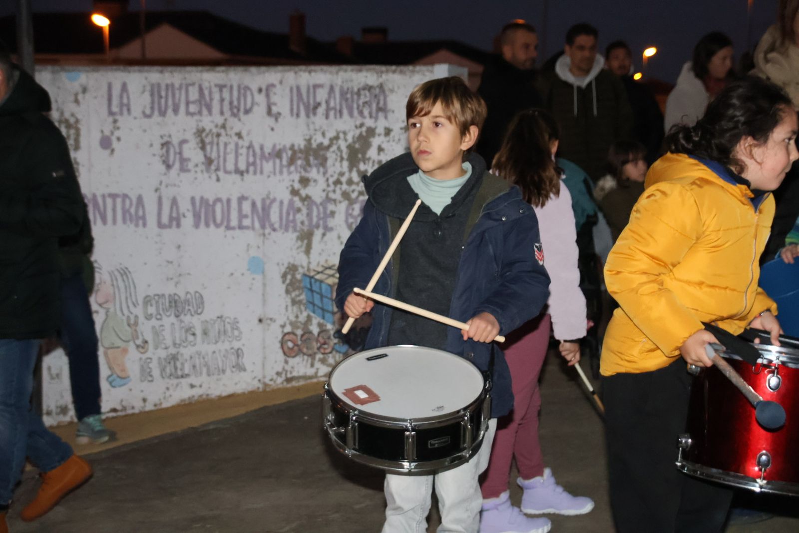 Pasacalles, batucada día Santa Cecilia