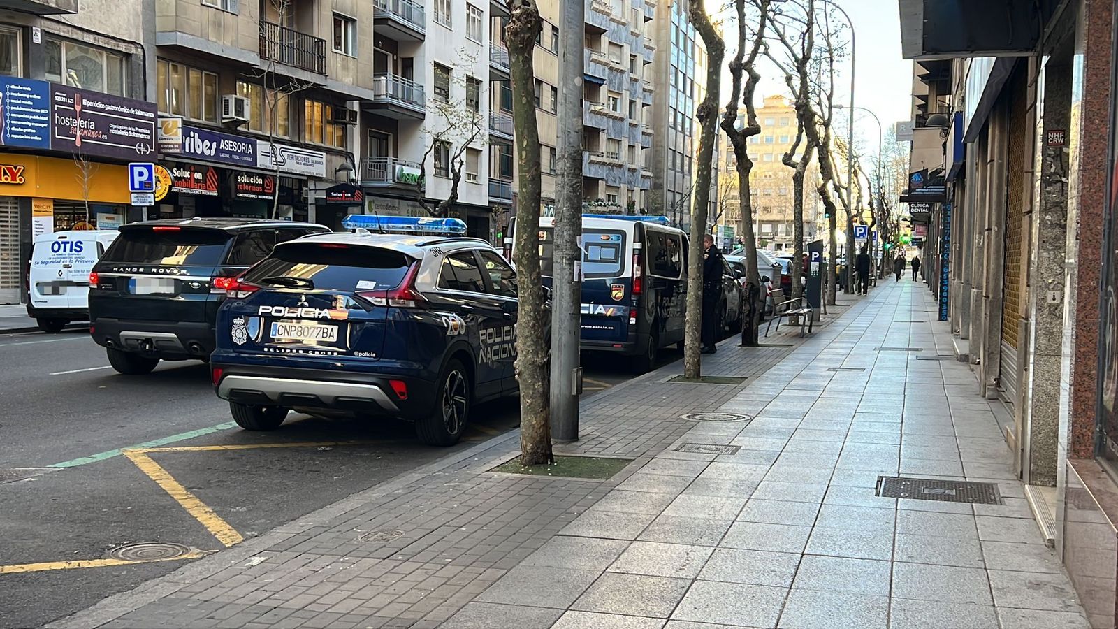 Policía Nacional en Torres Villaroel. Foto de archivo