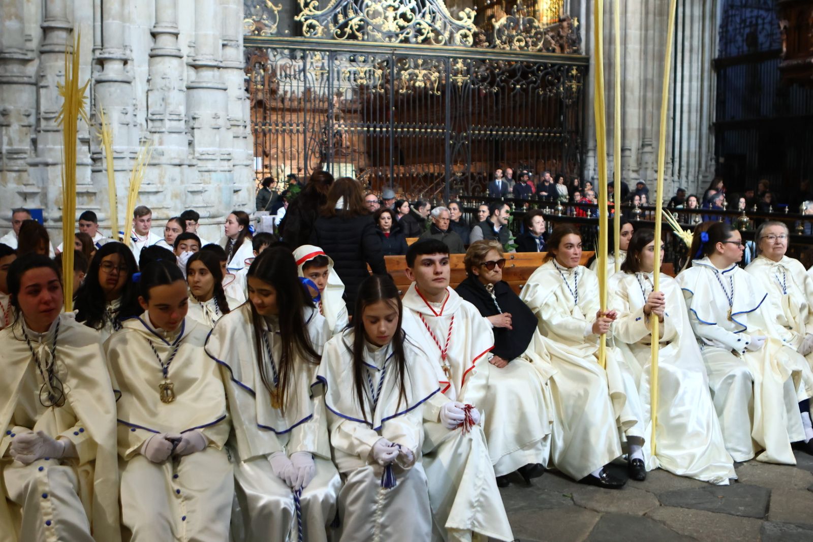 Bendición de palmas con motivo del Domingo de Ramos