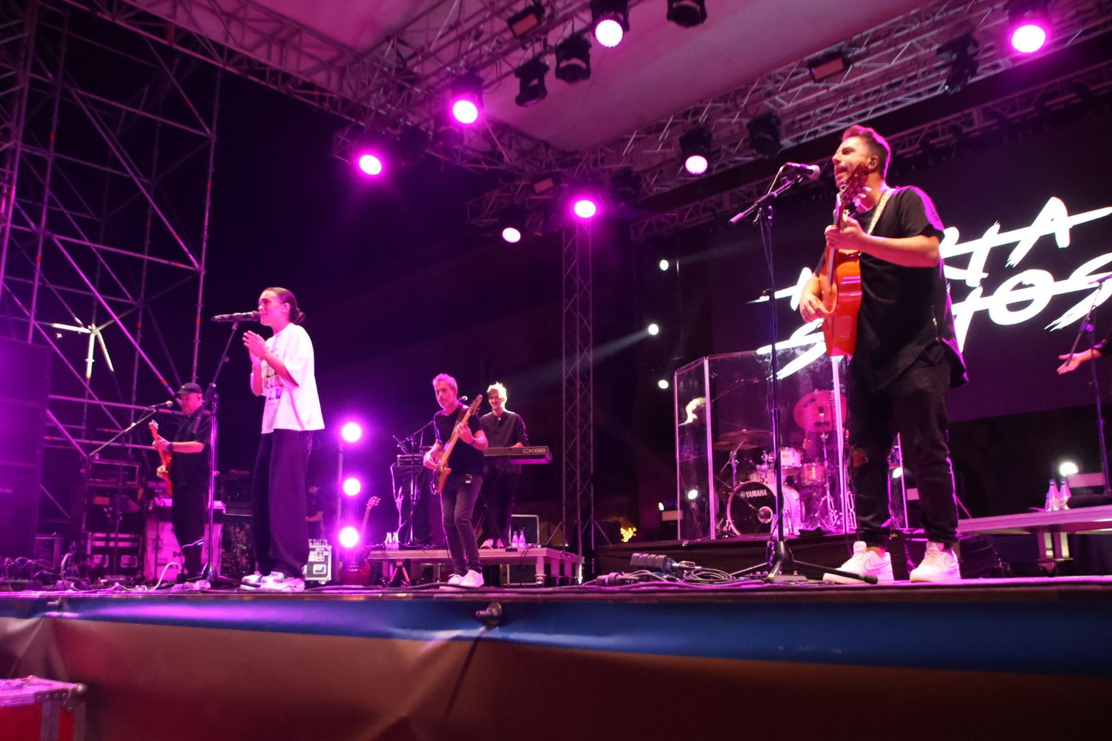 Concierto de Marta Santos en la Plaza Mayor 