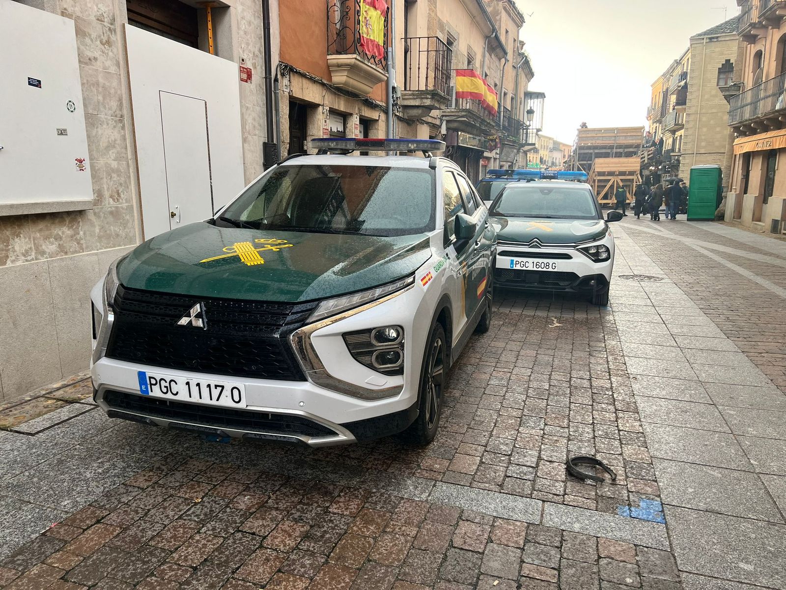 Guardia Civil en Ciudad Rodrigo en una foto de archivo.