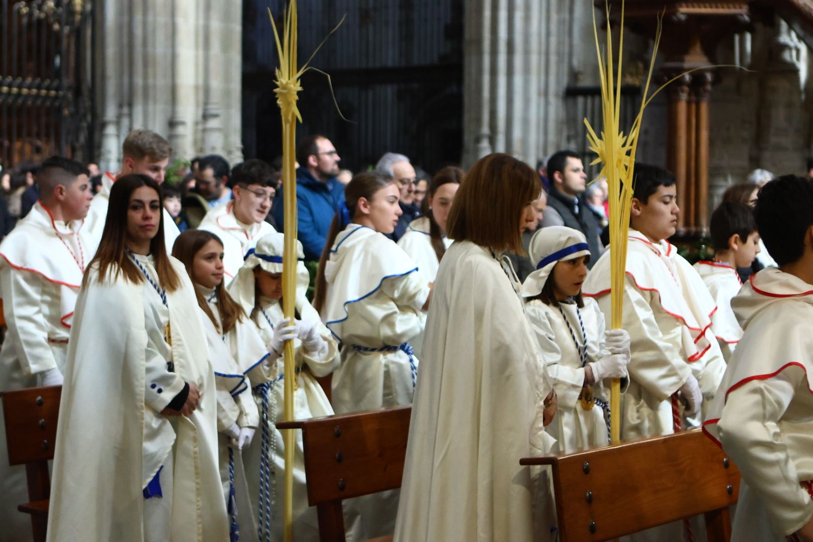 Bendición de palmas con motivo del Domingo de Ramos