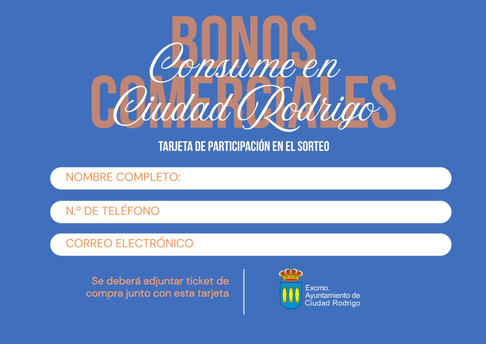Bono compras Ciudad Rodrigo
