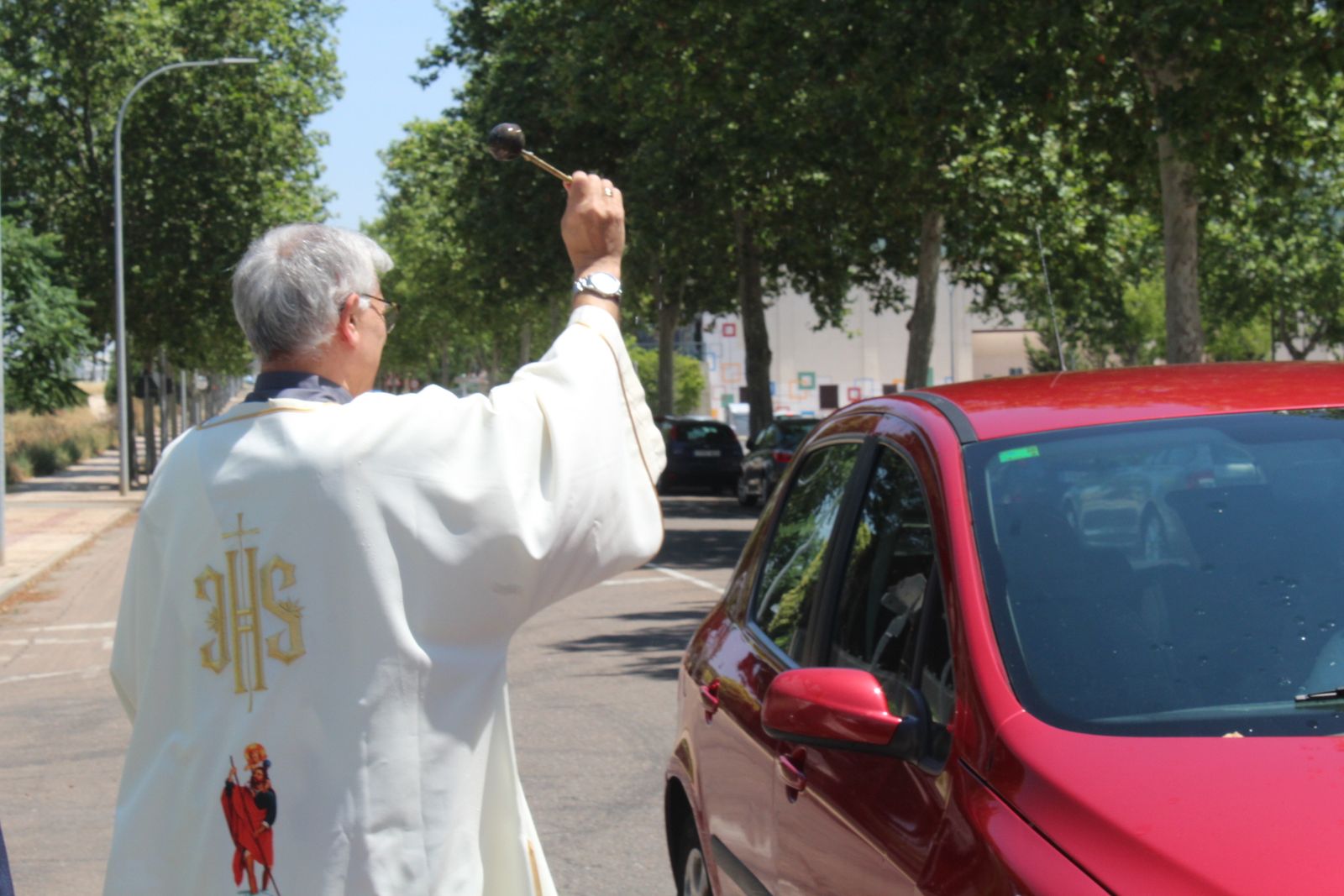Bendición de vehículos por San Cristóbal 2025 en Salamanca