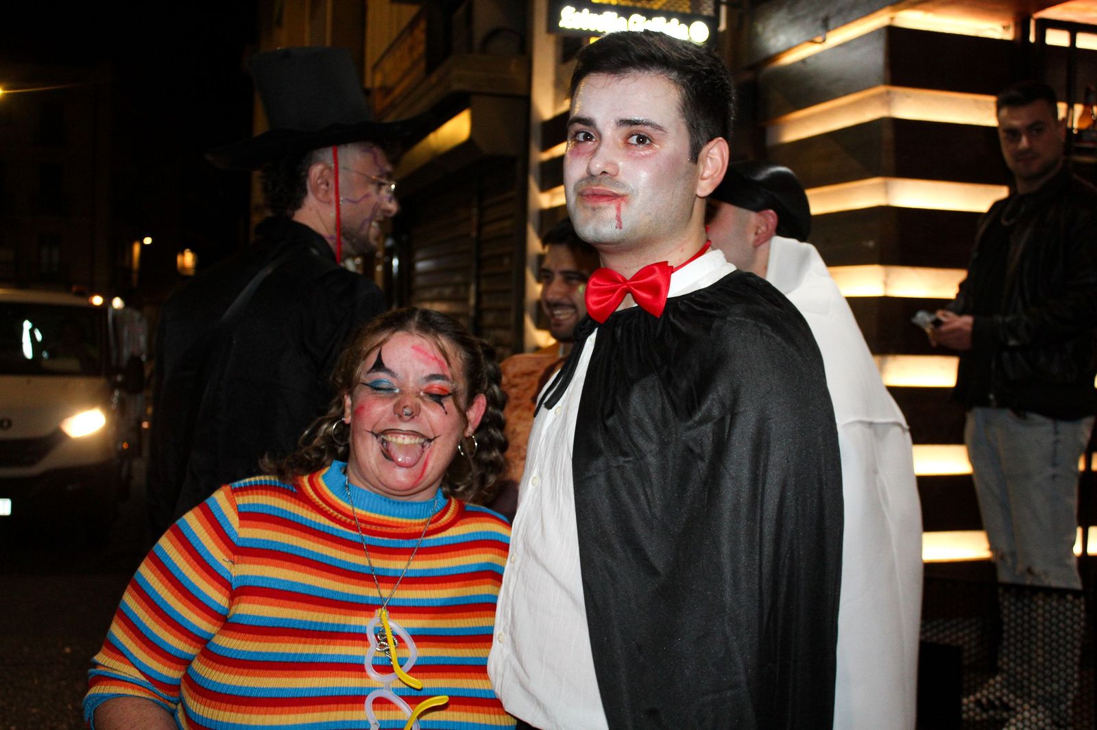 Salamanca de noche, viernes 31 de octubre