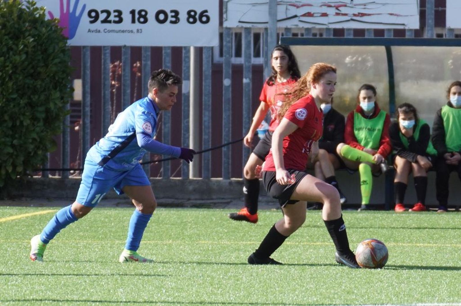 Imagen de un partido anterior del Salamanca FF / FOTO SALAMANCA24HORAS.COM