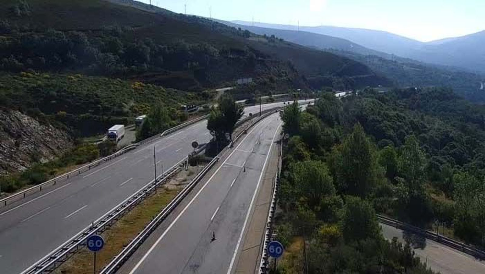 Corte de la A 52 y desvío este martes