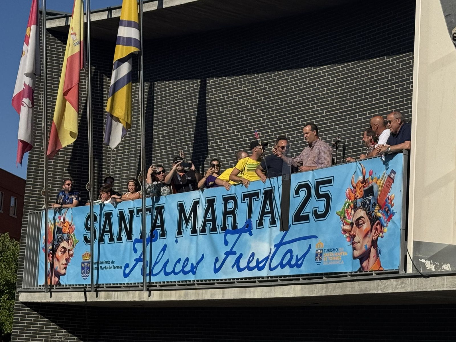 Chupinazo fiestas de Santa Marta del Tormes