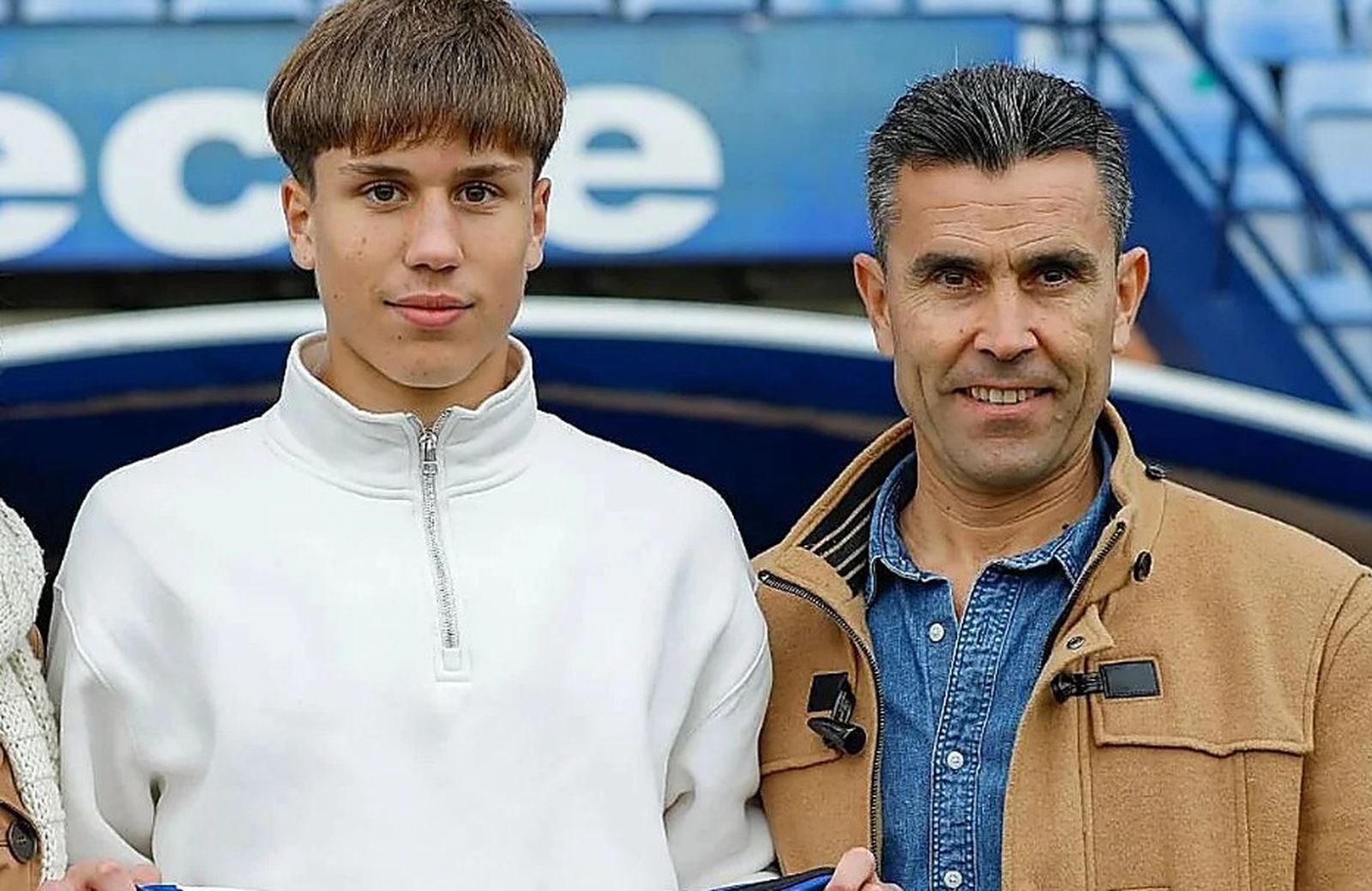 Los jugadores David Cordón y su hijo 'Davinchi'