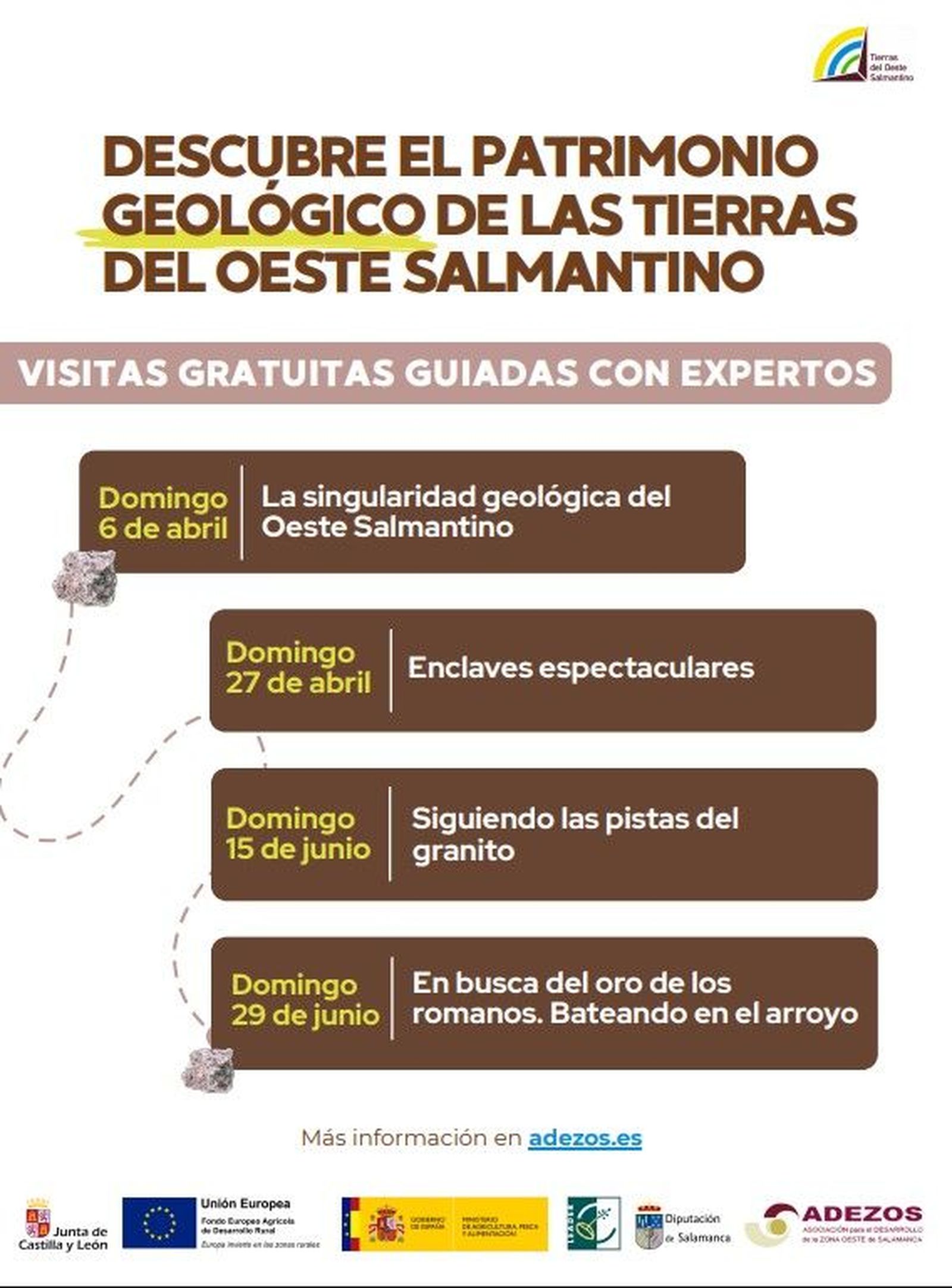 Cartel patrimonio geológico Oeste Salmantino