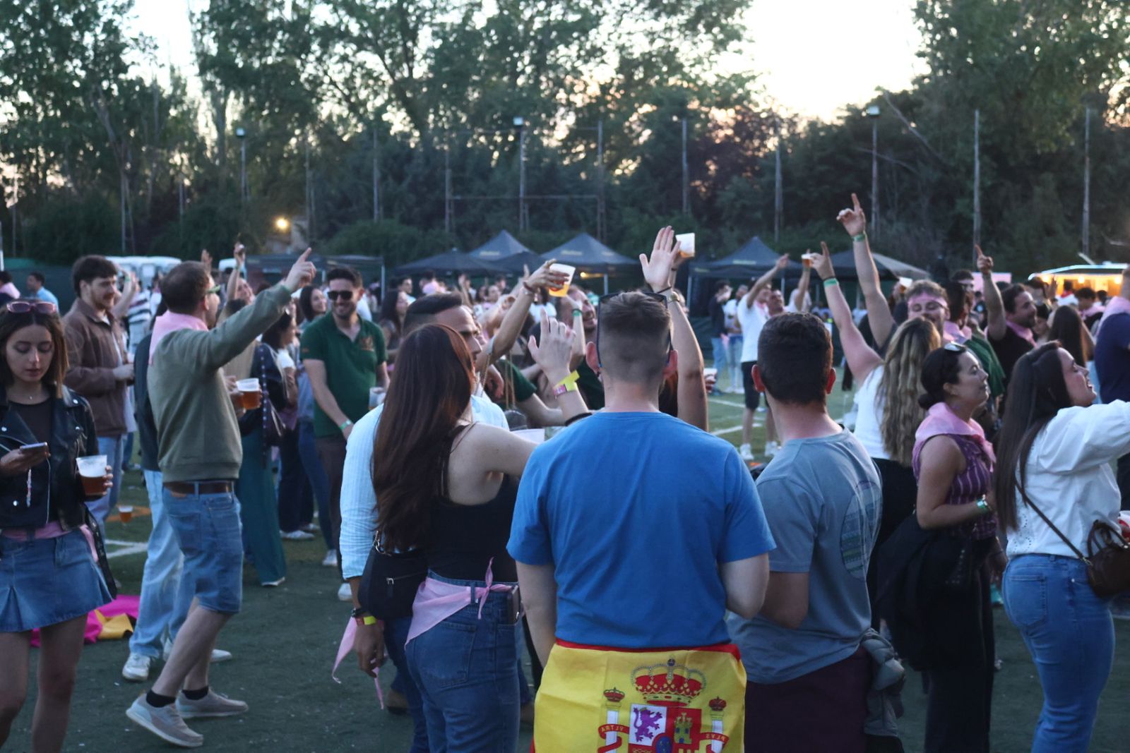 Salamanca de noche, sábado 18 de abril