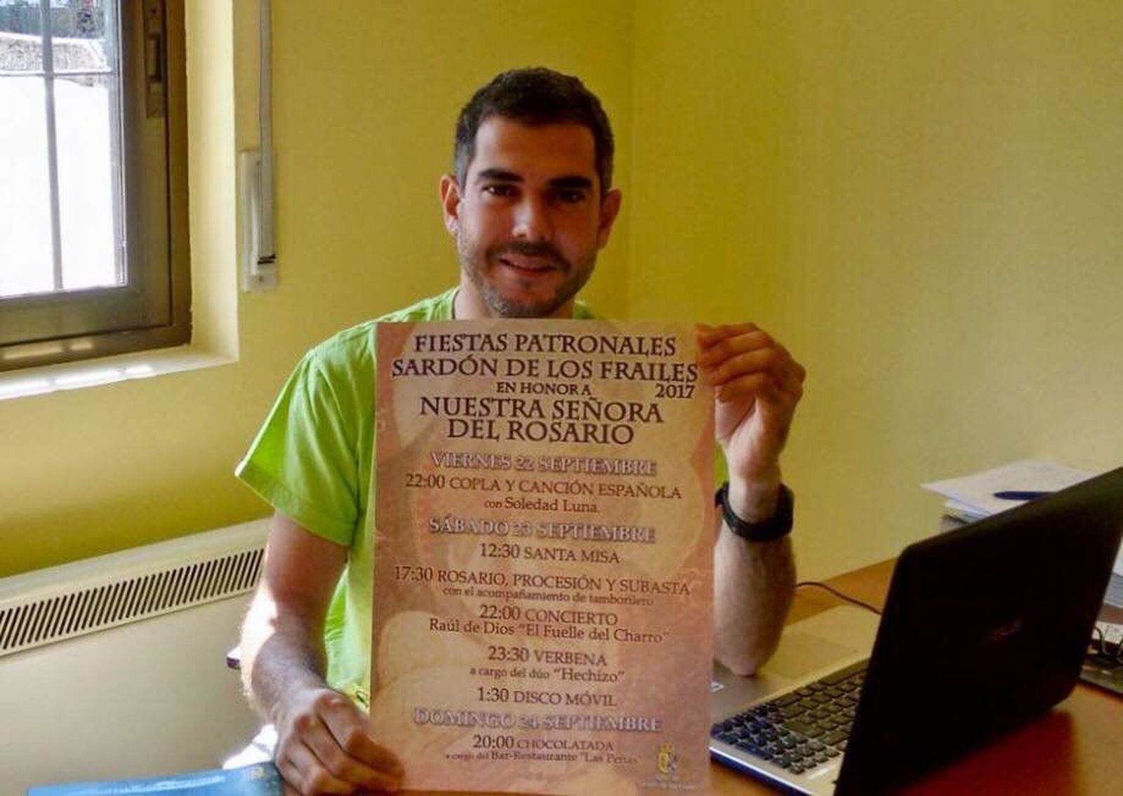 Benjamín Cuadrado, alcalde de Sardón de los Frailes: “Las fiestas patronales están dedicadas a nuestros mayores”