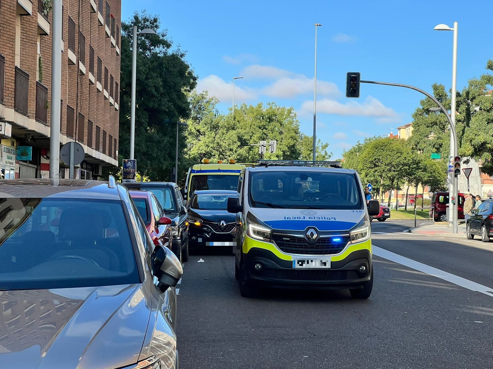 Atropello en la avenida de Portugal