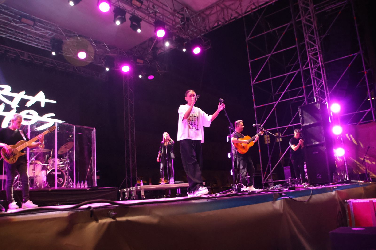 Concierto de Marta Santos en la Plaza Mayor 