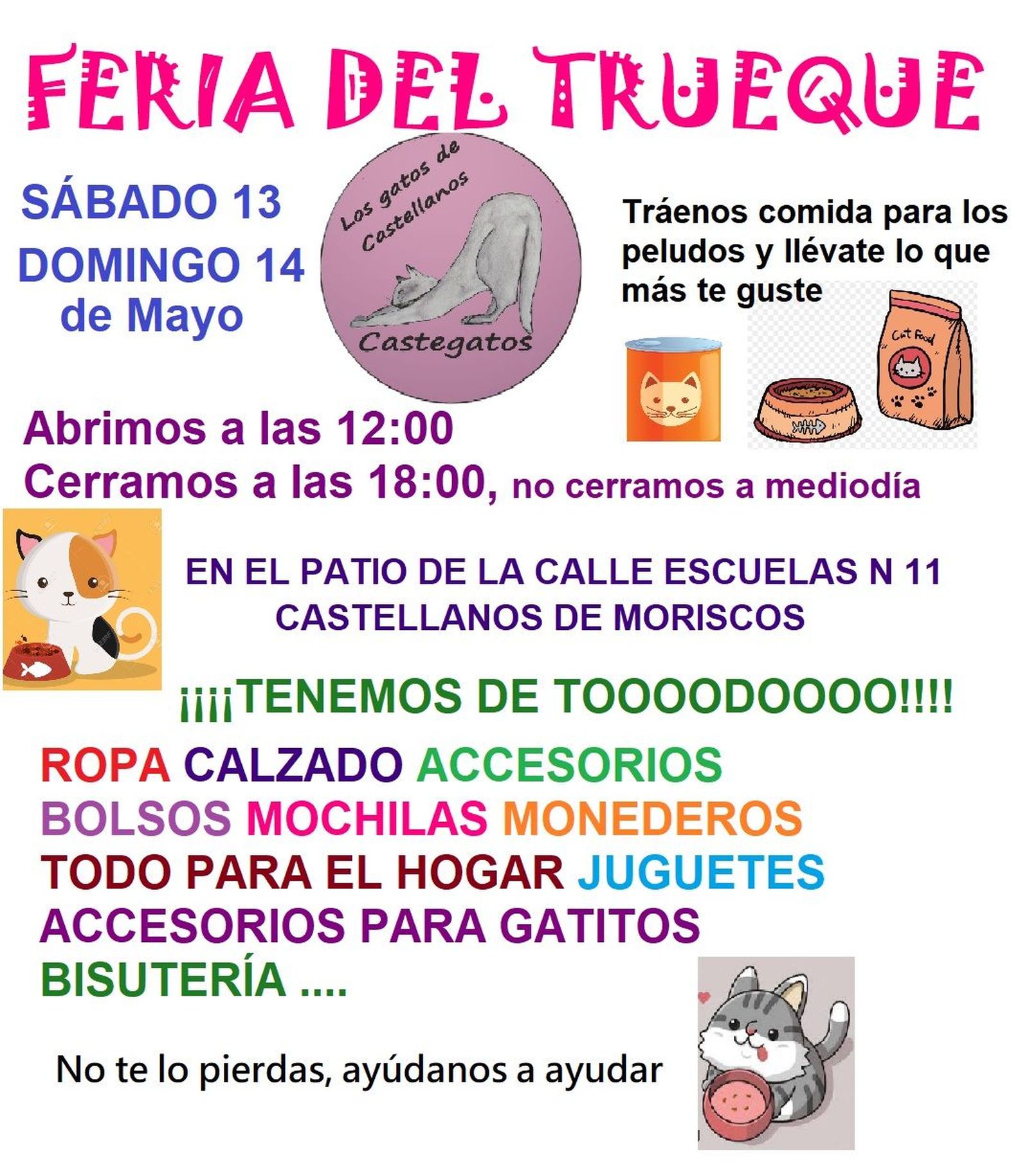 Castegatos feria del trueque