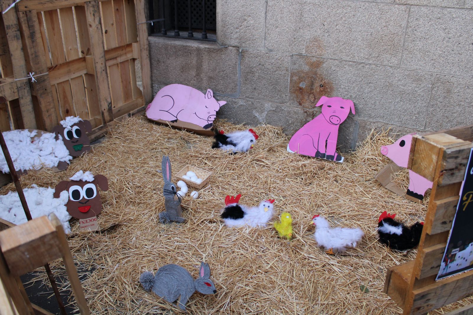 GALERÍA | Belén viviente reivindicativo en la Plaza de los Bandos