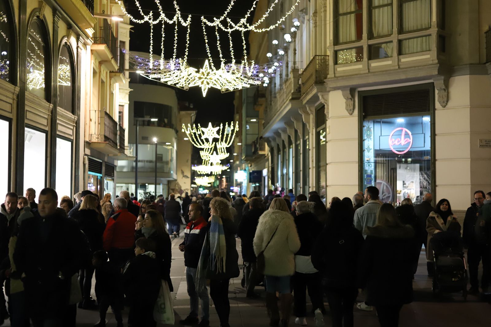 Encendido de Navidad 2024 en Zamora. FOTO: María Lorenzo