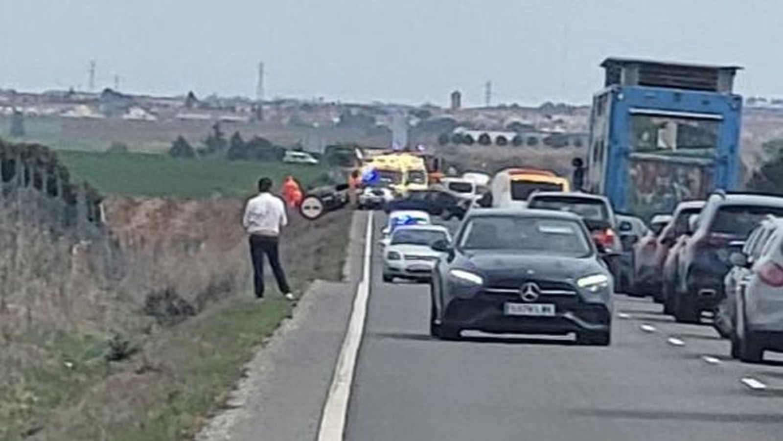 Accidente en Parada de Arriba
