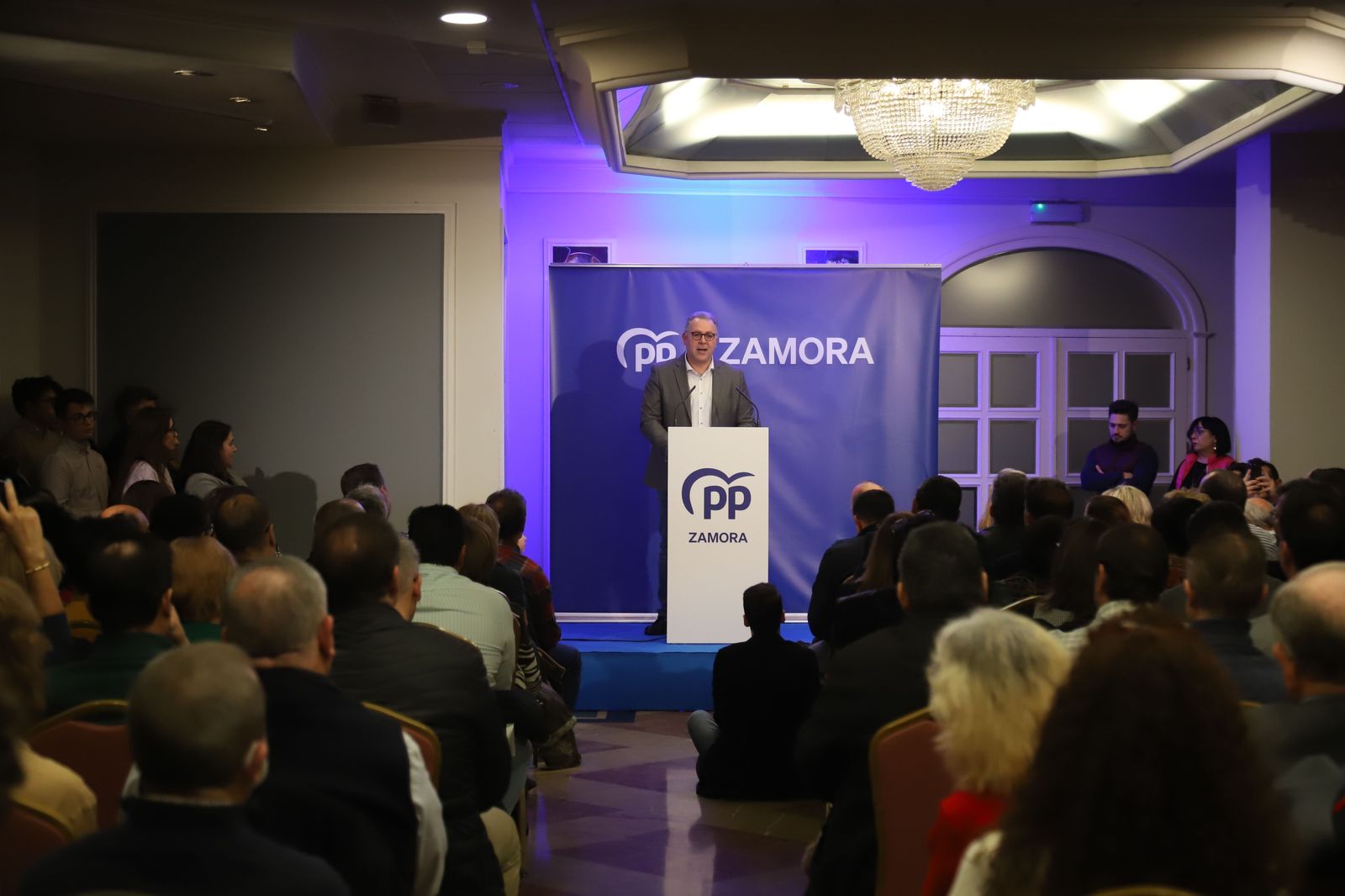 Jesús María Prada Saavedra en su acto de presentación como candidato a la alcaldía de Zamora