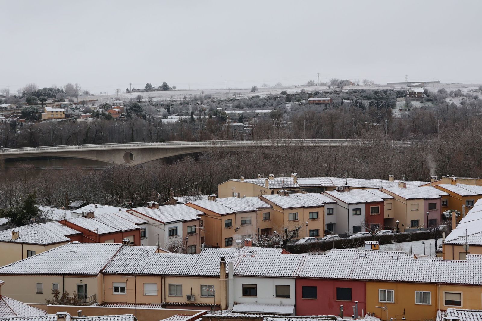 GALERÍA | Nieve en Zamora capital este miércoles