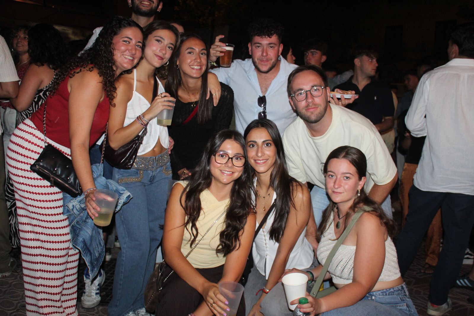 Ambiente en la Feria de Día en la tarde de este sábado