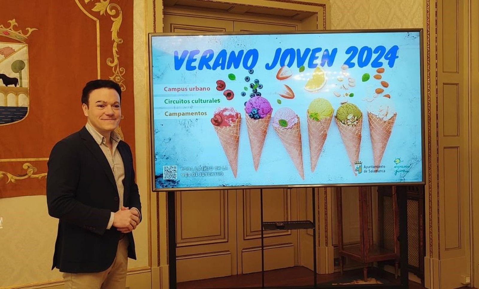 El concejal de Juventud, Pedro Martínez, presenta Verano Joven 2024
