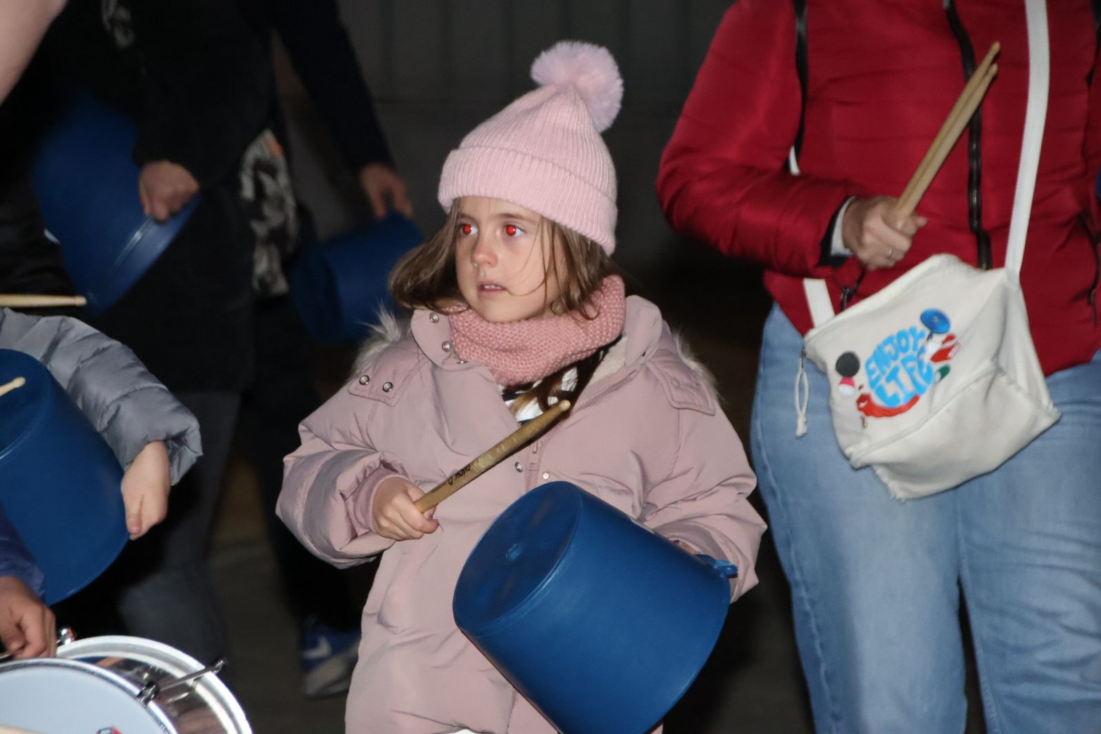 Pasacalles, batucada día Santa Cecilia