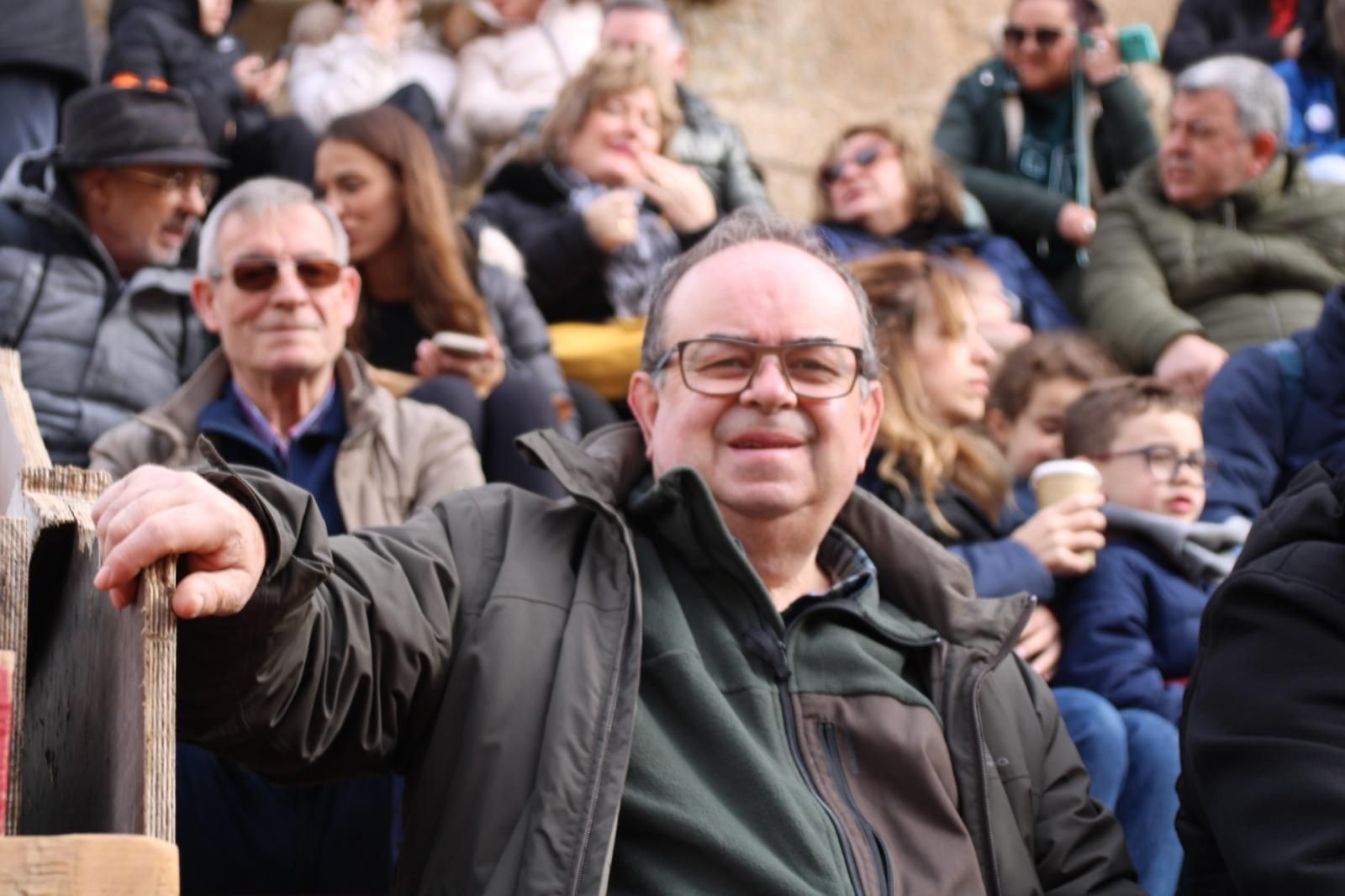 Ambiente del Encierro tradicional del lunes 17 de febrero