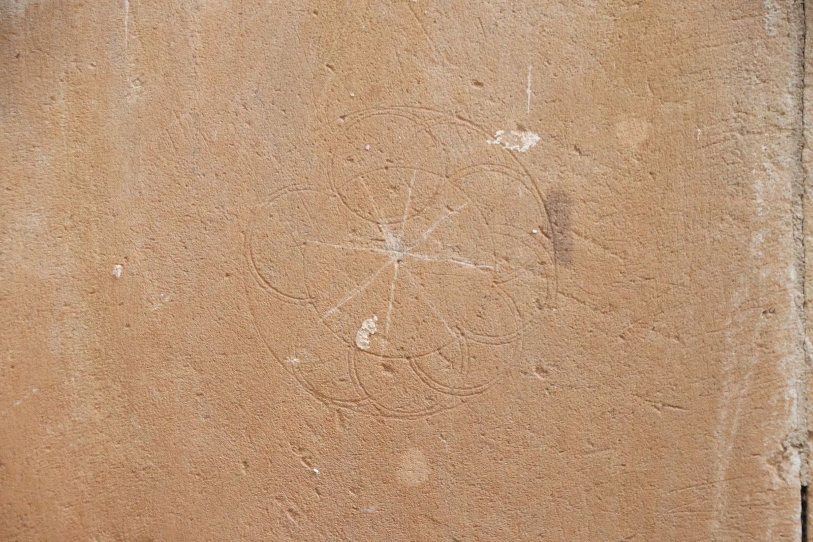 Montea en la Catedral. Posible diseño para una bóveda o ejercicio geométrico.