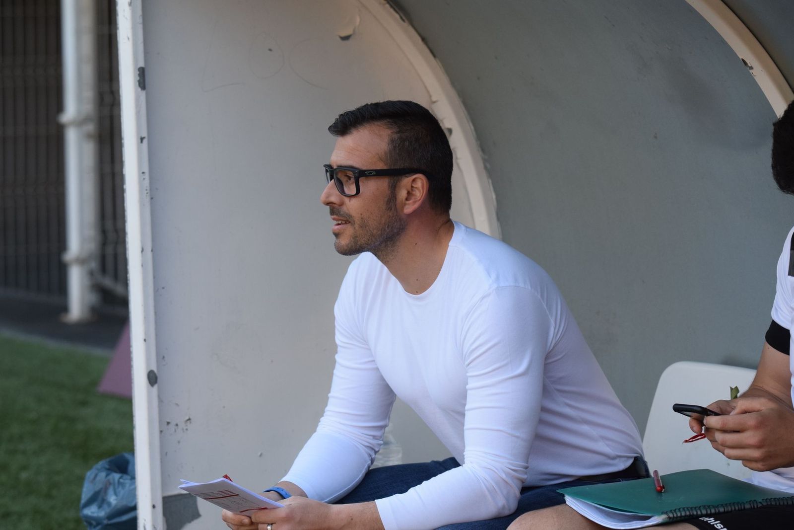 Yago Iglesias en un partido del Zamora