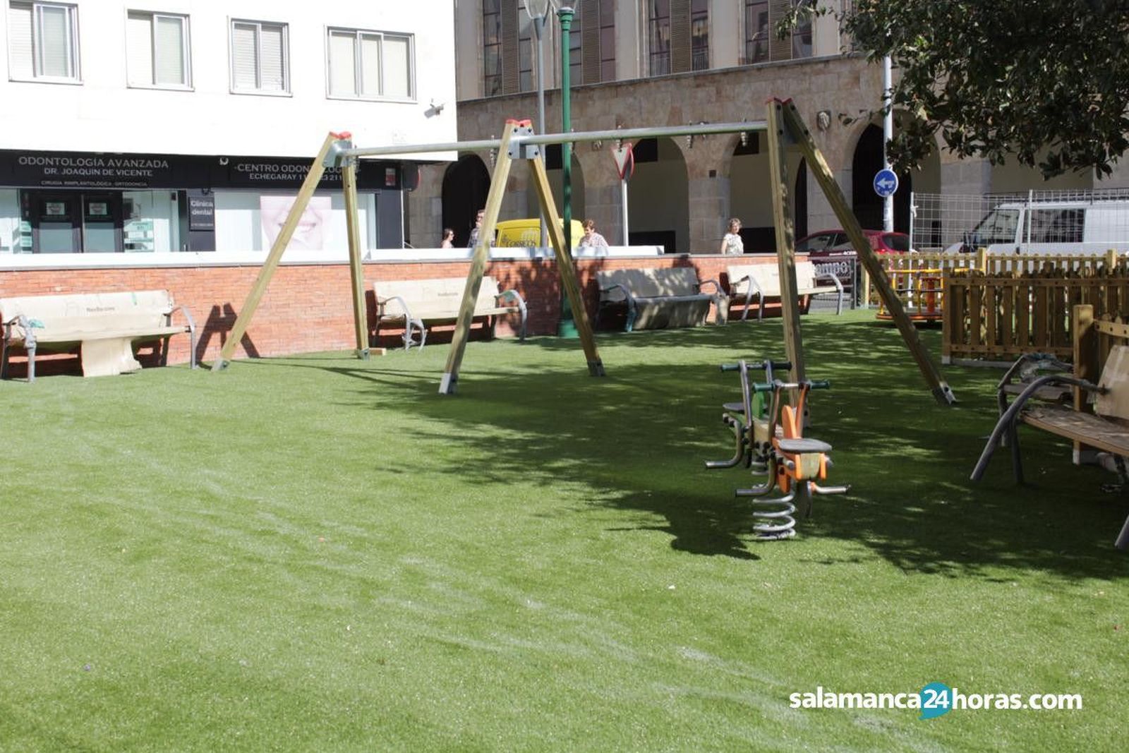 Plaza Julián Sánchez El Charro. Foto de archivo