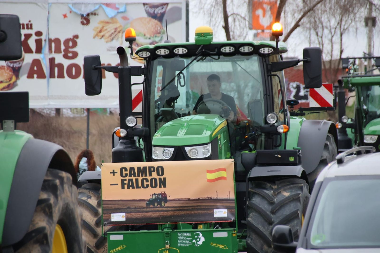 Tractorada en Salamanca este miércoles, 7 de febrero (1)