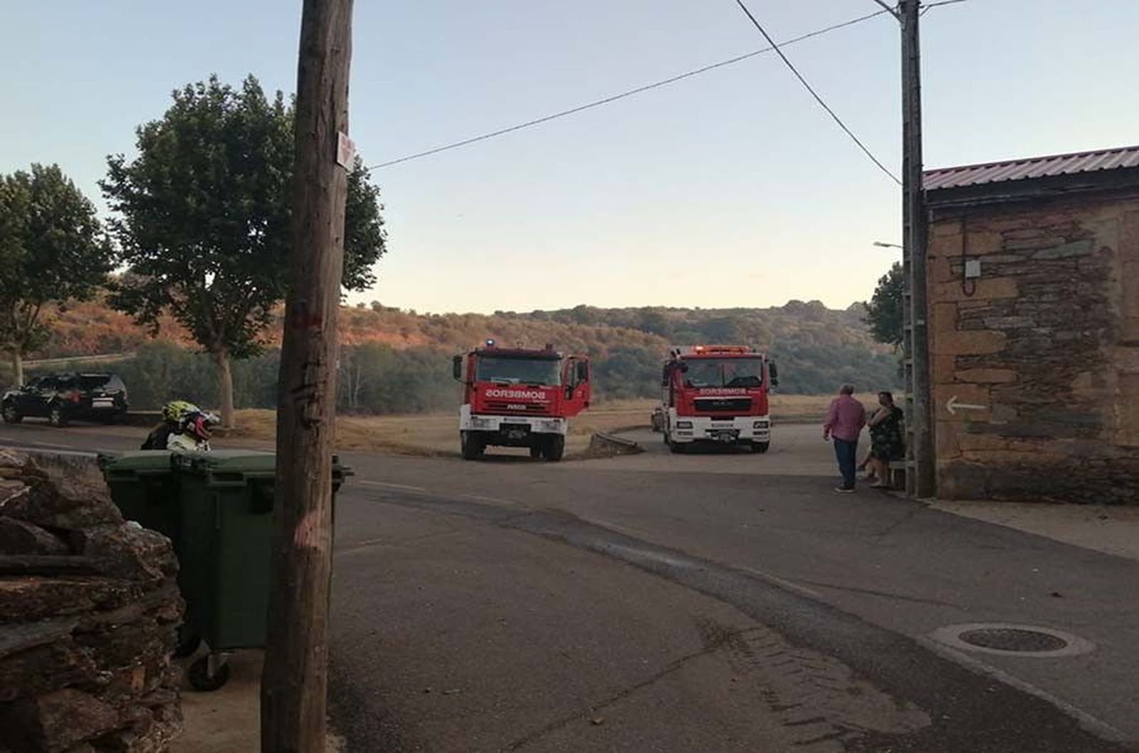 Bomberos incendio