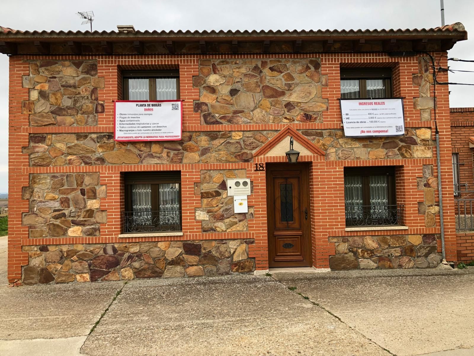 San Cebrián de Castro se moviliza contra macrogranjas y plantas de biogás. Archivo